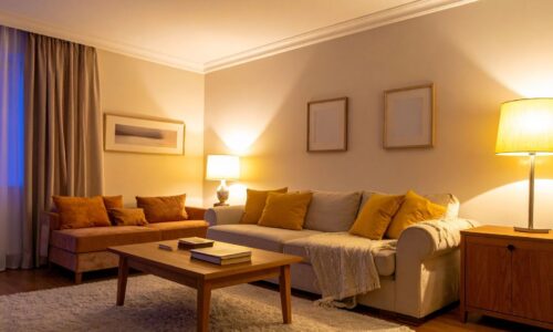 Trucuri pentru a face o cameră mică să pară mai spațioasă prin iluminat