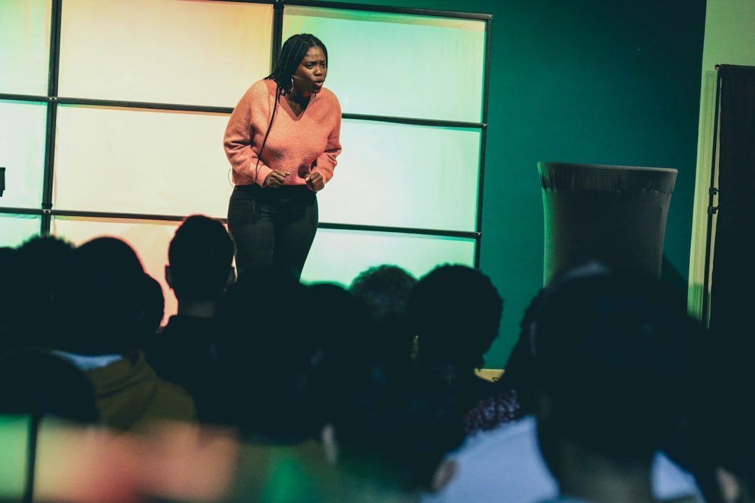 Photo public speaking skills