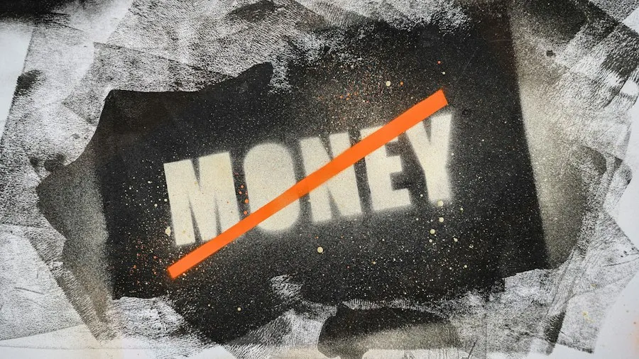 Photo common money and success mistakes